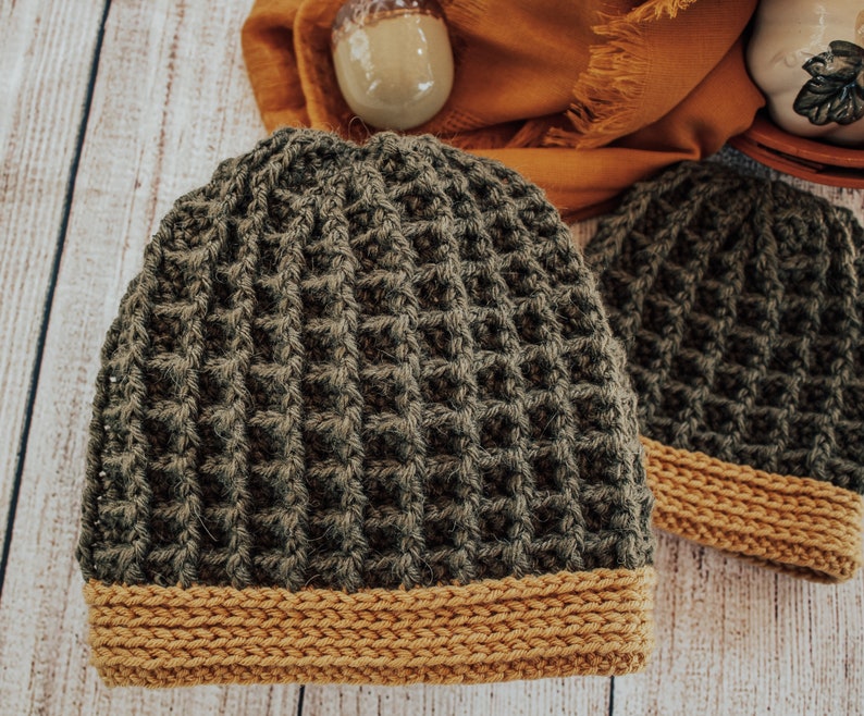 Rhys Slouchy Crochet Pattern, Crochet Hat Pattern, Crochet Beanie Pattern, Textured Crochet Hat Pattern, Easy Crochet Hat Pattern image 8