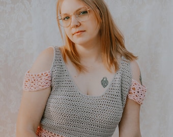 Topanga Crochet Top PDF Pattern: 90s Inspired Summer Tank (Digital Download)