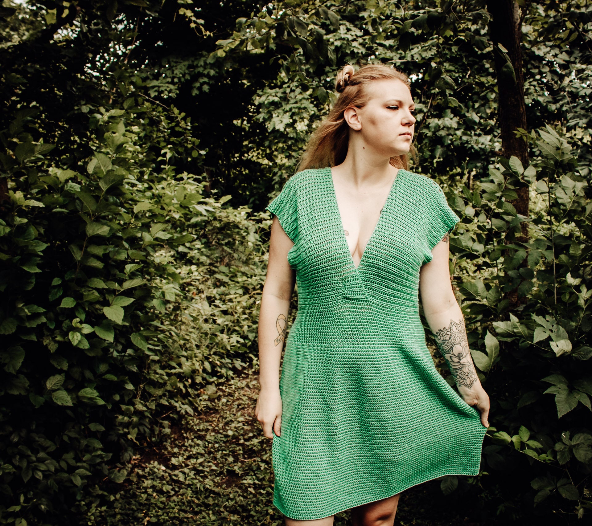 Jayde Dress Crochet Pattern, Easy Crochet Dress, Crochet Peplum Top ...