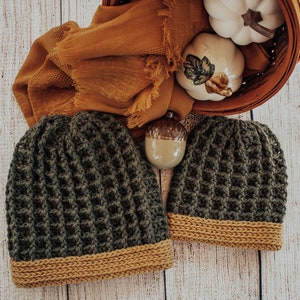 Rhys Slouchy Crochet Pattern, Crochet Hat Pattern, Crochet Beanie Pattern, Textured Crochet Hat Pattern, Easy Crochet Hat Pattern image 9