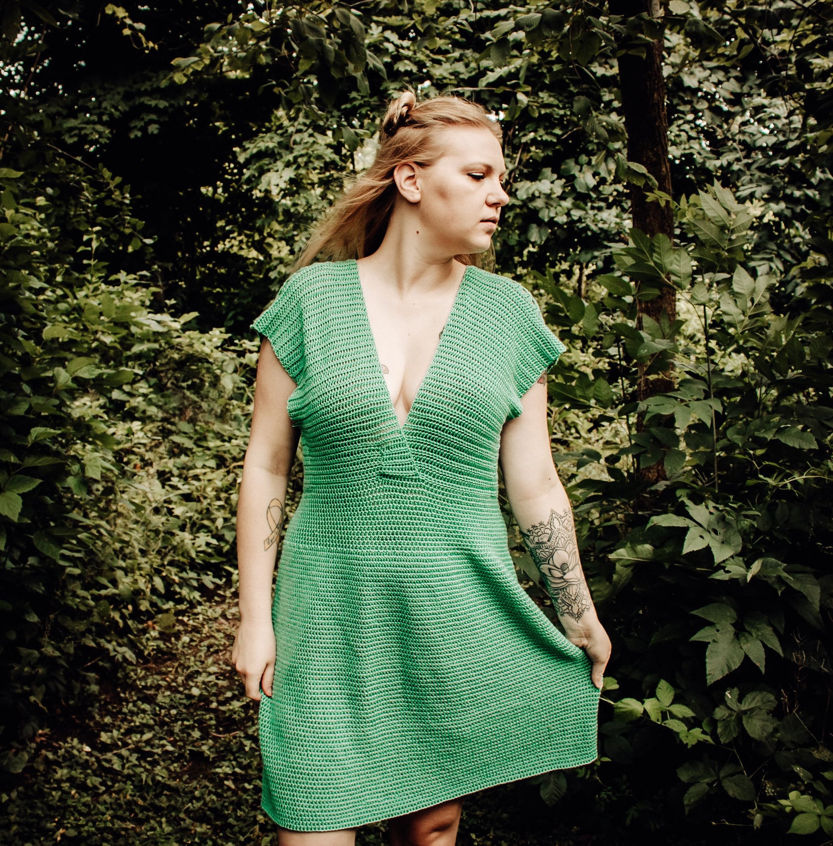 Jayde Dress Crochet Pattern, Easy Crochet Dress, Crochet Peplum Top ...