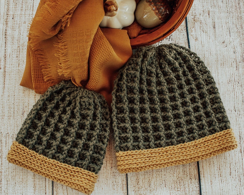 Rhys Slouchy Crochet Pattern, Crochet Hat Pattern, Crochet Beanie Pattern, Textured Crochet Hat Pattern, Easy Crochet Hat Pattern image 1