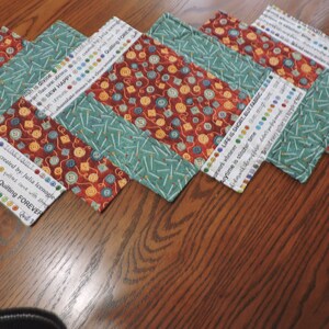 Sewing Themed Table Runner