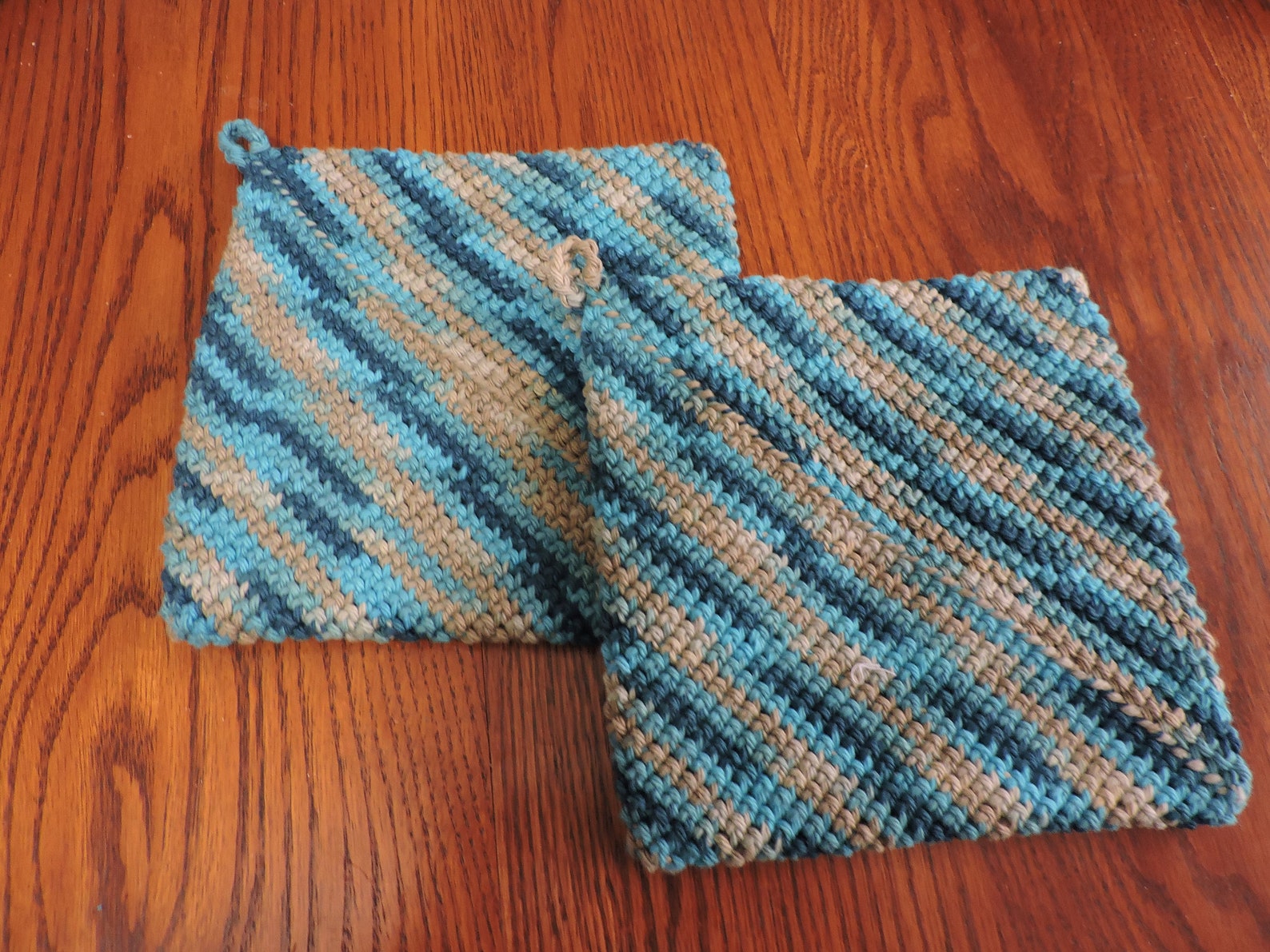 Set of Crocheted Potholders Etsy