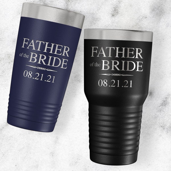 Father Of The Bride Gift, Father Of Bride Gift, Wedding Gift For Dad, Father Of Gift, Wedding Tumbler For Parents, Wedding Gift for Parents