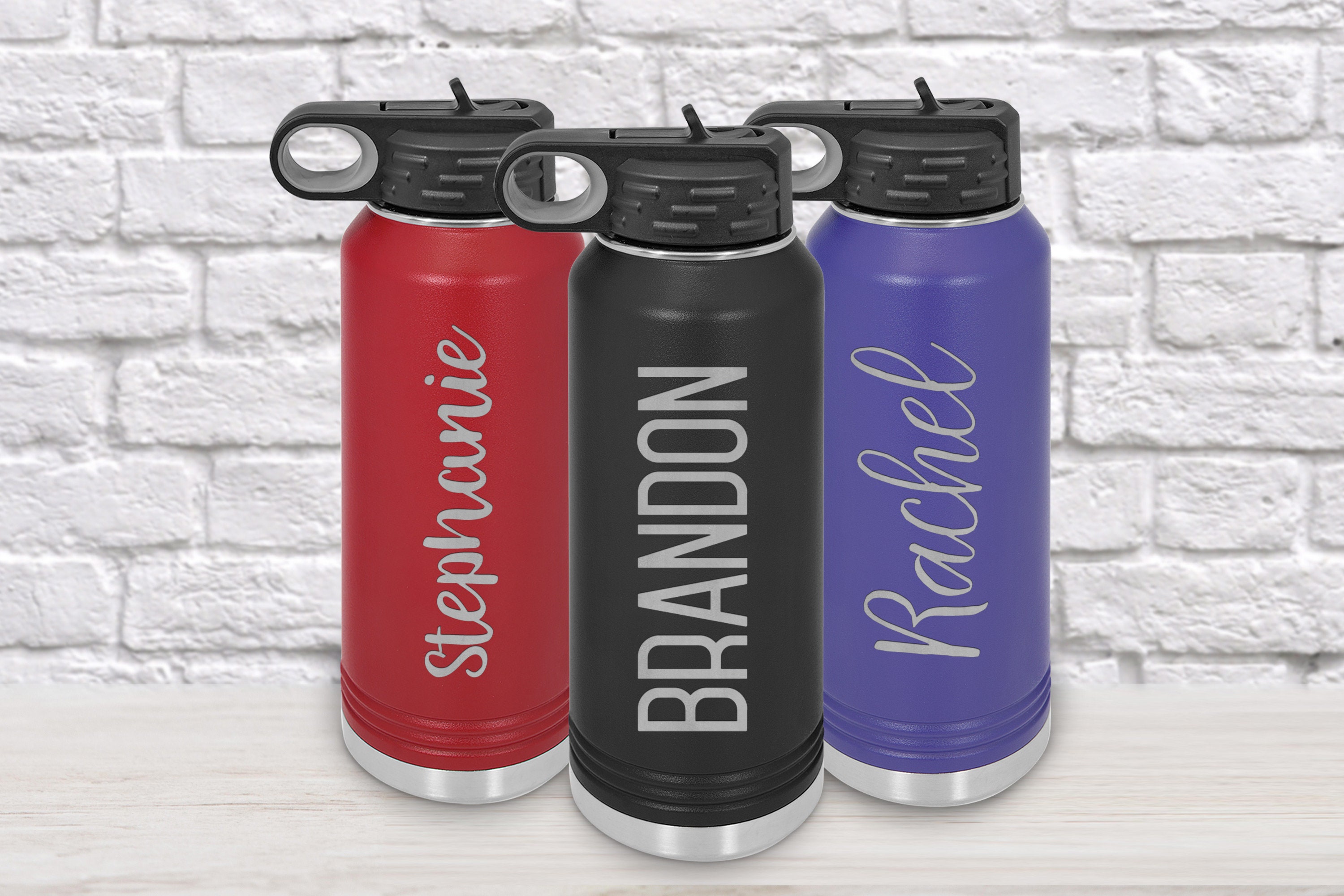 32oz Personalized Water Bottle Owala Freesip Insulated Stainless