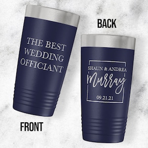 The Best Wedding Officiant Personalized gift
