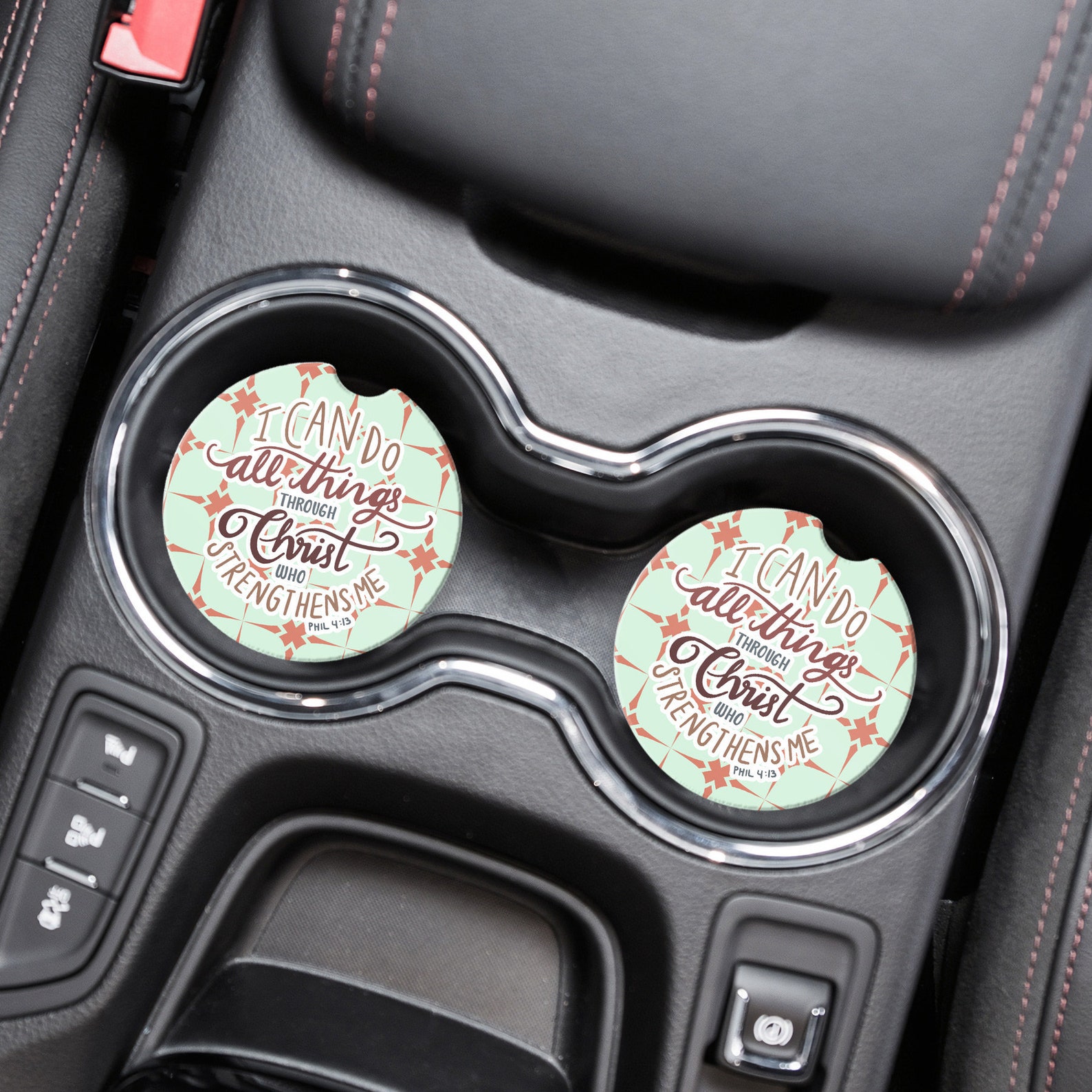 Car Coaster Size Cup
