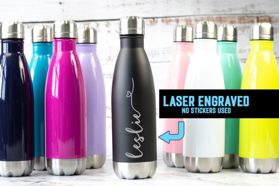Monogrammed water bottles deals