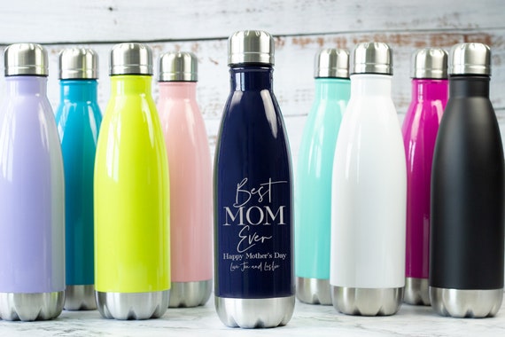 Best Mom Ever Water Bottle, Custom Water Bottle, Mom Water Bottle, Insulated  Water Bottle, Mother's Day Gift, Personalized Gift 