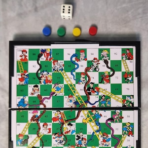 Travel / Mini Game of Snakes and Ladders (Chutes and Ladders)