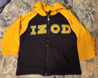 Vintage IZOD Kids hoodie/zipper jacket