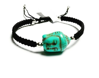 Good luck Buddha macramé bracelet