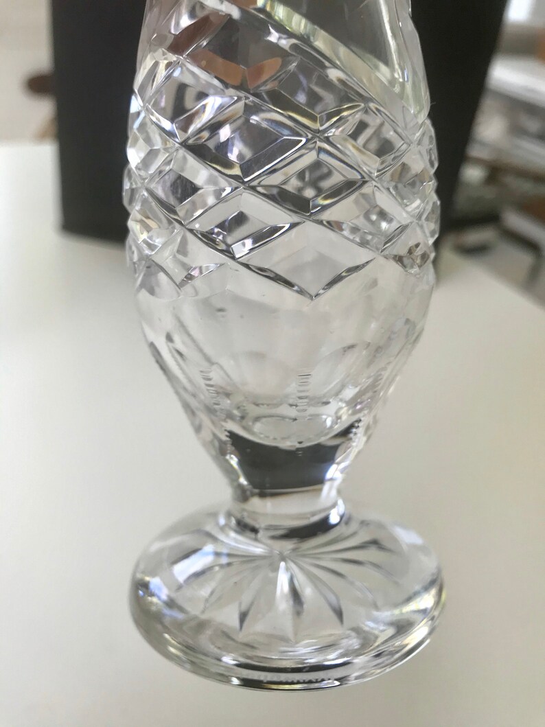 Vintage Majesty Wedgwood Lead Crystal Bud Vase Etsy