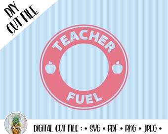 Download Ready To Ship Teacher Fuel 16 Oz Reusable Tumbler Etsy