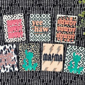 Felt car fresheners