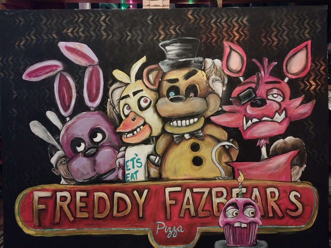 Freddy Crew Large Original on Stretched Canvas 36 quot X 48 quot Etsy