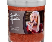 Gourmet Maduro Candle by Jennifer Nichole 8 oz. Glass Jar with 100 Palm Wax and Cotton Wick