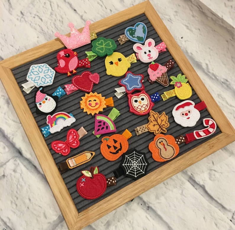 25pc Hair Clips Gift Set Plus Birthday Crown in a FREE Gift Etsy