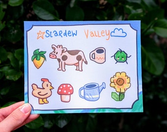 Stardew Valley BRIEFKAART | Kunstafdruk