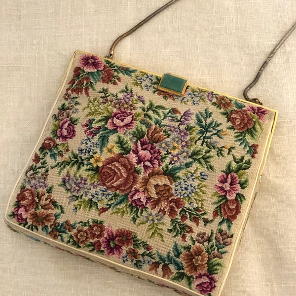 Vintage petit-point purse/handbag