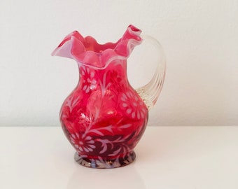 フェントン コイン ドット ベルベット パール サテン仕上げ 花瓶