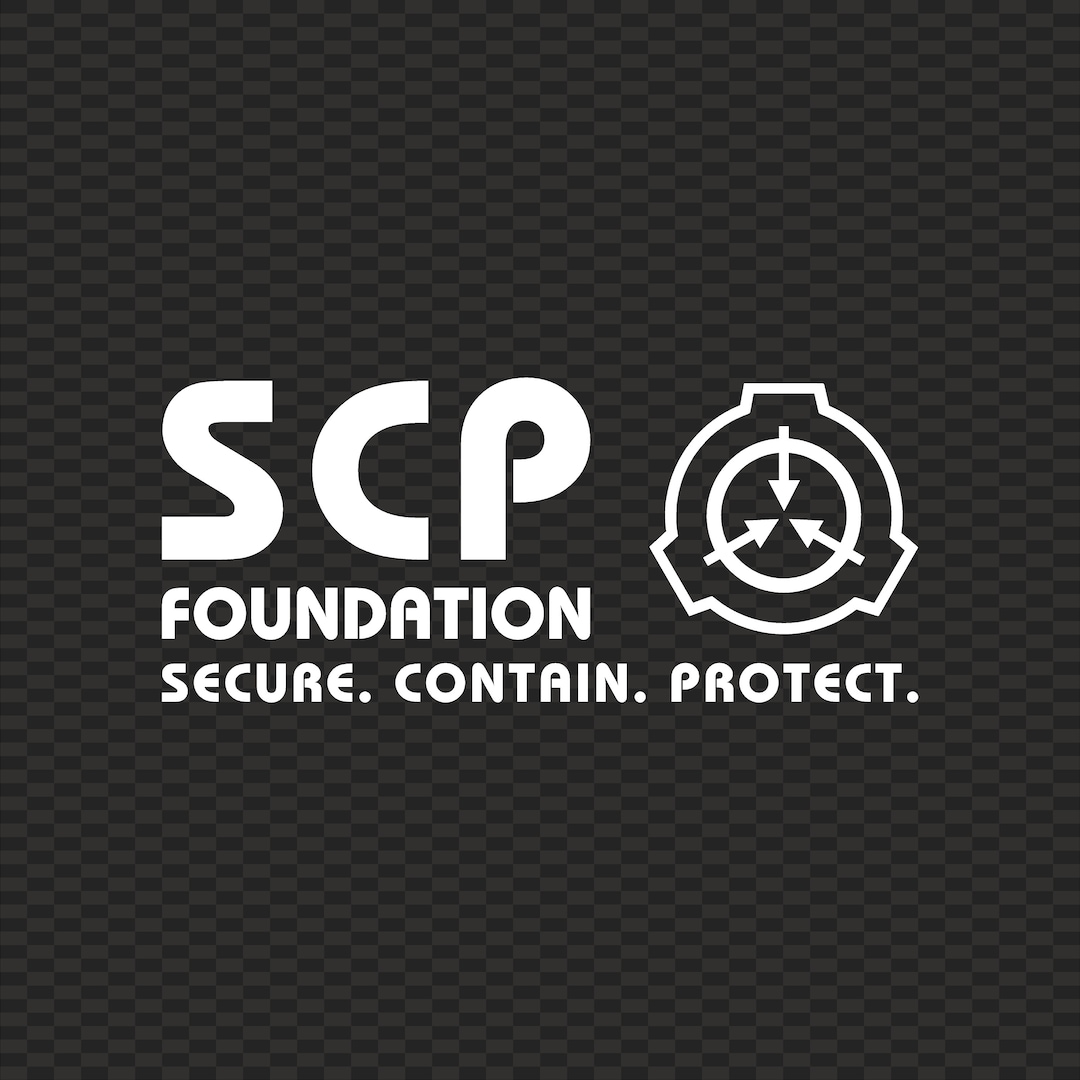 SCP Circle Logo Die Cut Decal Sticker With or Without Words 