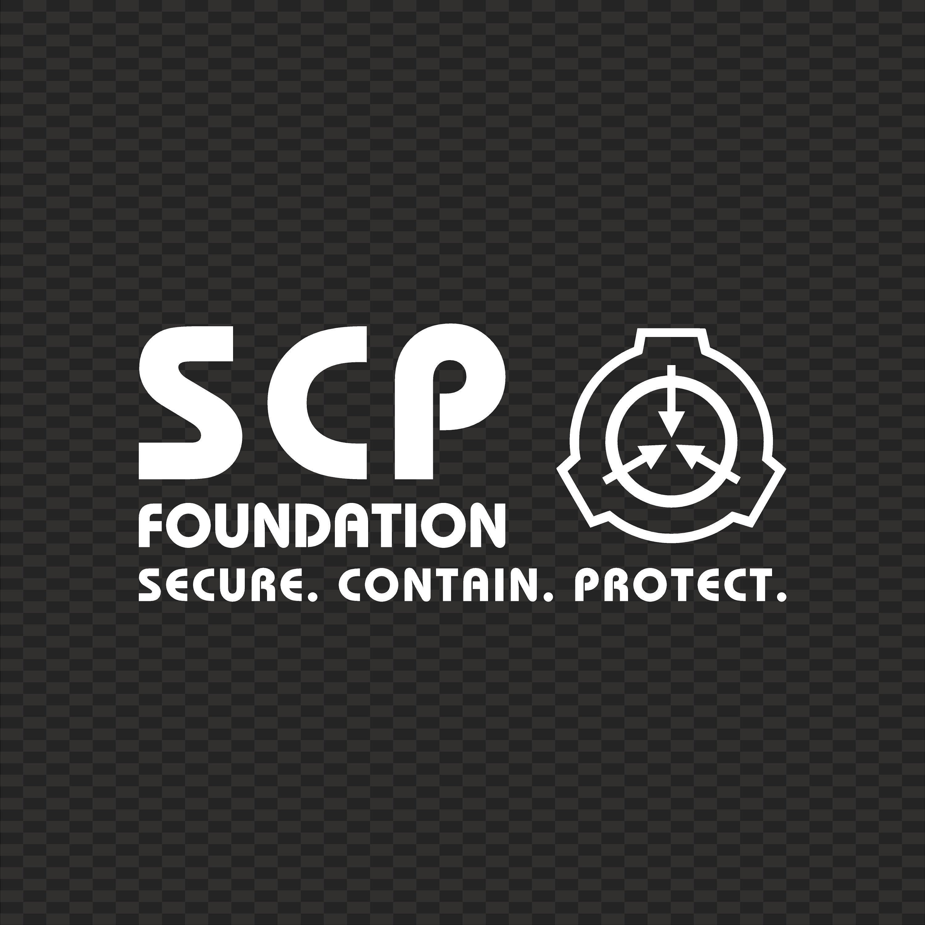 SCP Foundation Logo White Print - Scp - Sticker