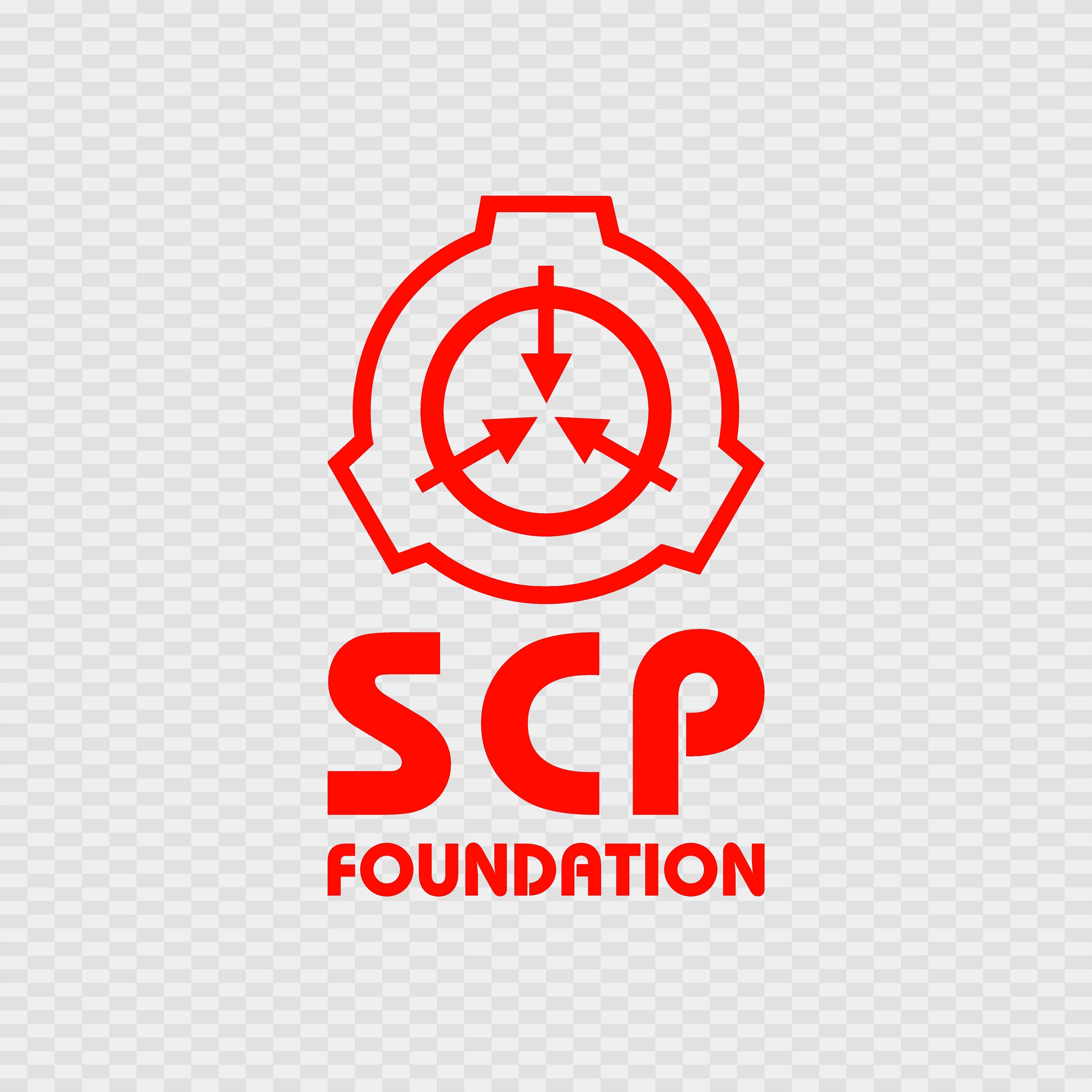 SCP Foundation Logo Stacked Die Cut Decal Sticker Two Sizes 