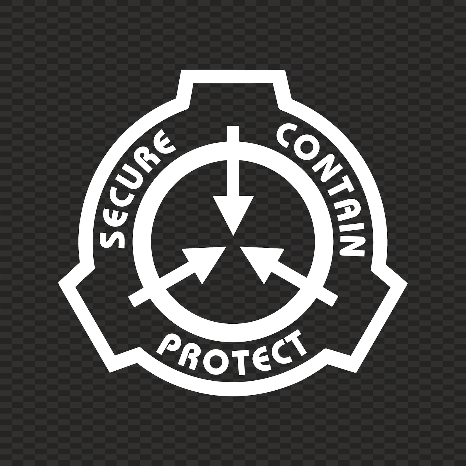 SCP Foundation Circle Logo Die Cut Decal Sticker X2 Etsy