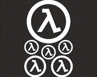 Half Life Lambda Die Cut Decal Sticker