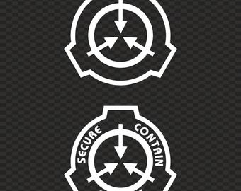 SCP Circle Logo Die Cut Decal Sticker - with or without words NEW SIZE!