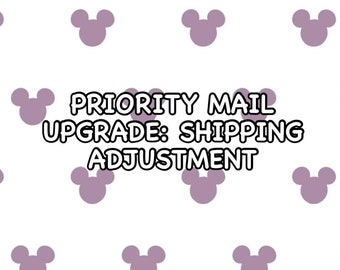 Priority Mail Upgrade: Shipping Adjustment