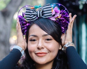Halloween Nightmare Ears | Wire Ears | Floral Mouse Ears | Skeleton Ears | Halloween Doll Headband