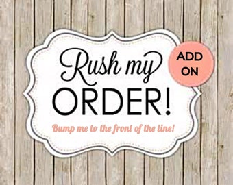 Rush My Order Add-On | Next in Line | Make My Ears Next | Includes Priority Mail Shipping Upgrade | Handmade in Less Than A Week