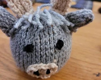 Knitted Highland Cow Plush