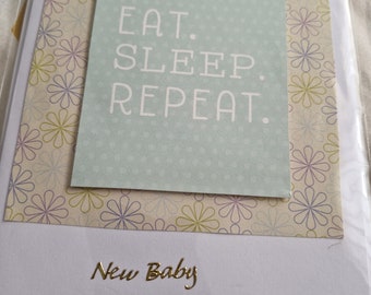 Hand Made New Baby Card