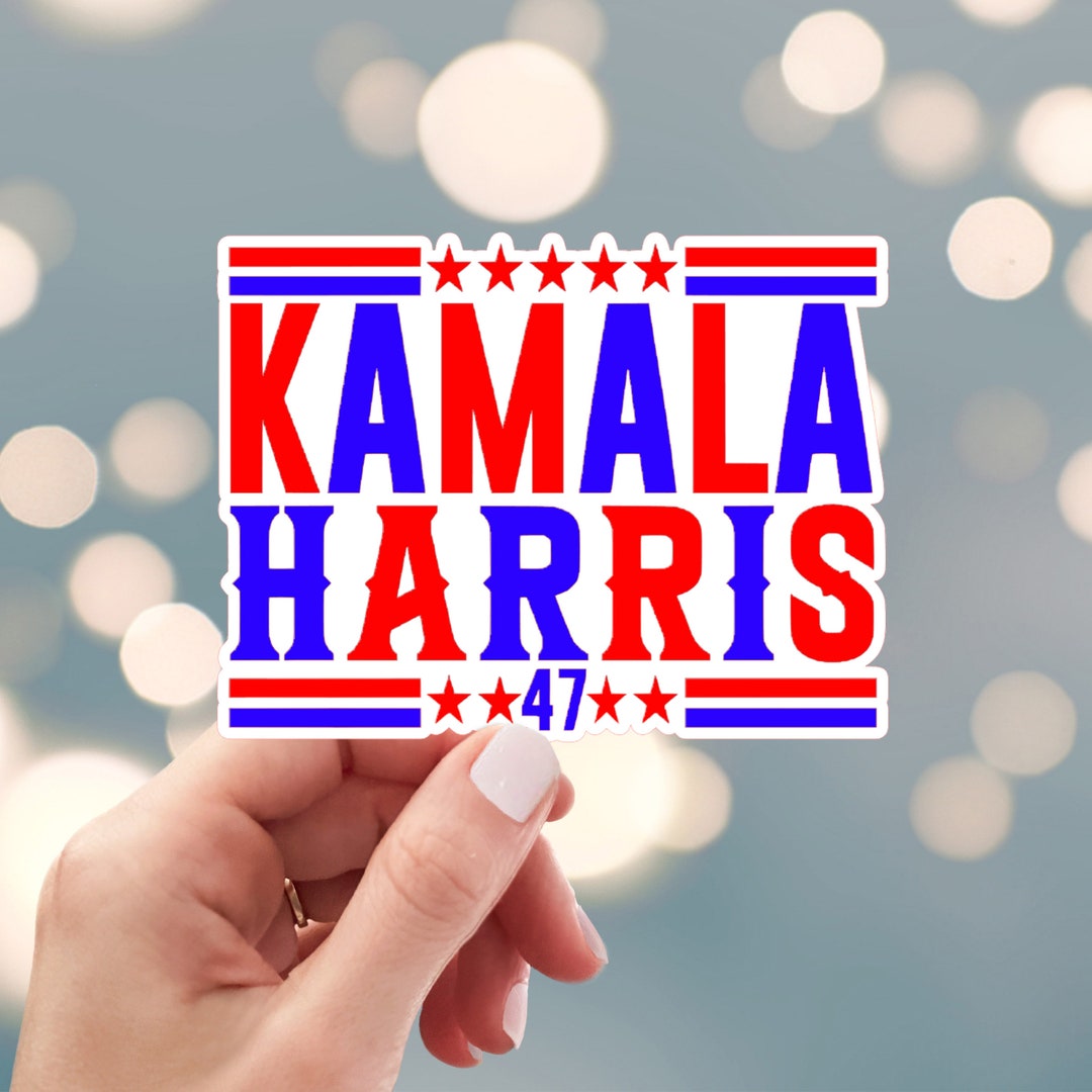 Kamala Harris Sticker, Presidential Race Sticker, Kamala for President ...