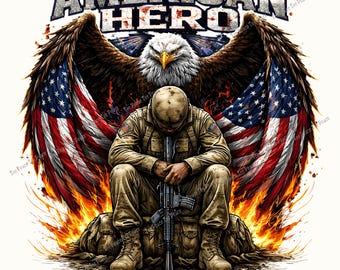 American Hero Fabric Panel, Quilt Sewing Square, Multiple Sizes, fc13k