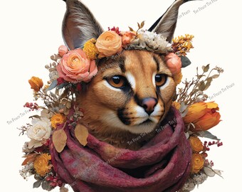 Bobcat Fabric Panel, Quilt Sewing Square, Multiple Sizes, fc8z