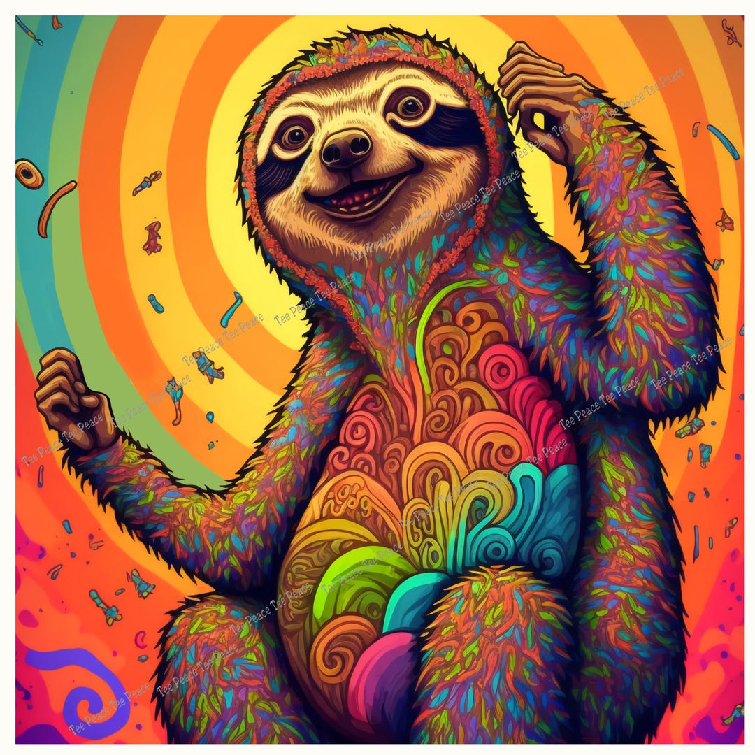 Sloth Fabric Panel, Quilt Sewing Square, Multiple Sizes, Fc5h - Etsy