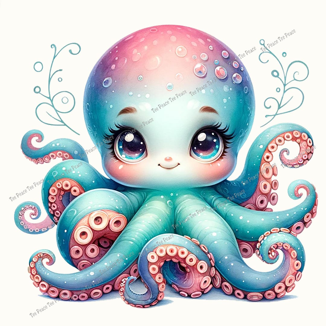 Octopus Fa Ric Panel Octopus Fabric Panel, Quilt Sewing Square, Multiple Sizes, Fc12p - Etsy