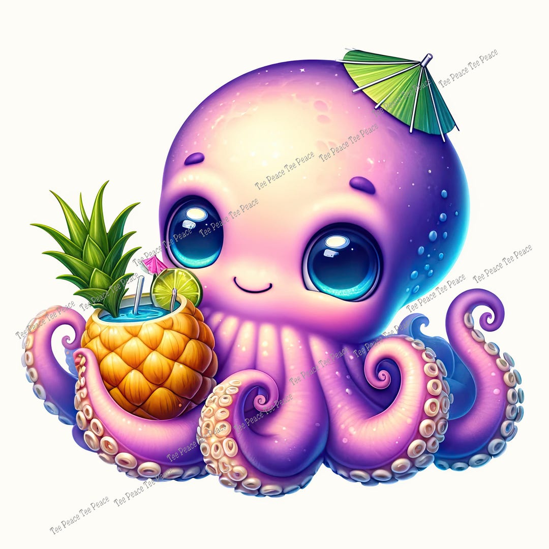 Octopus Fa Ric Panel Purple Octopus Fabric Panel, Quilt Sewing Square, Multiple Sizes, Fc7z ...