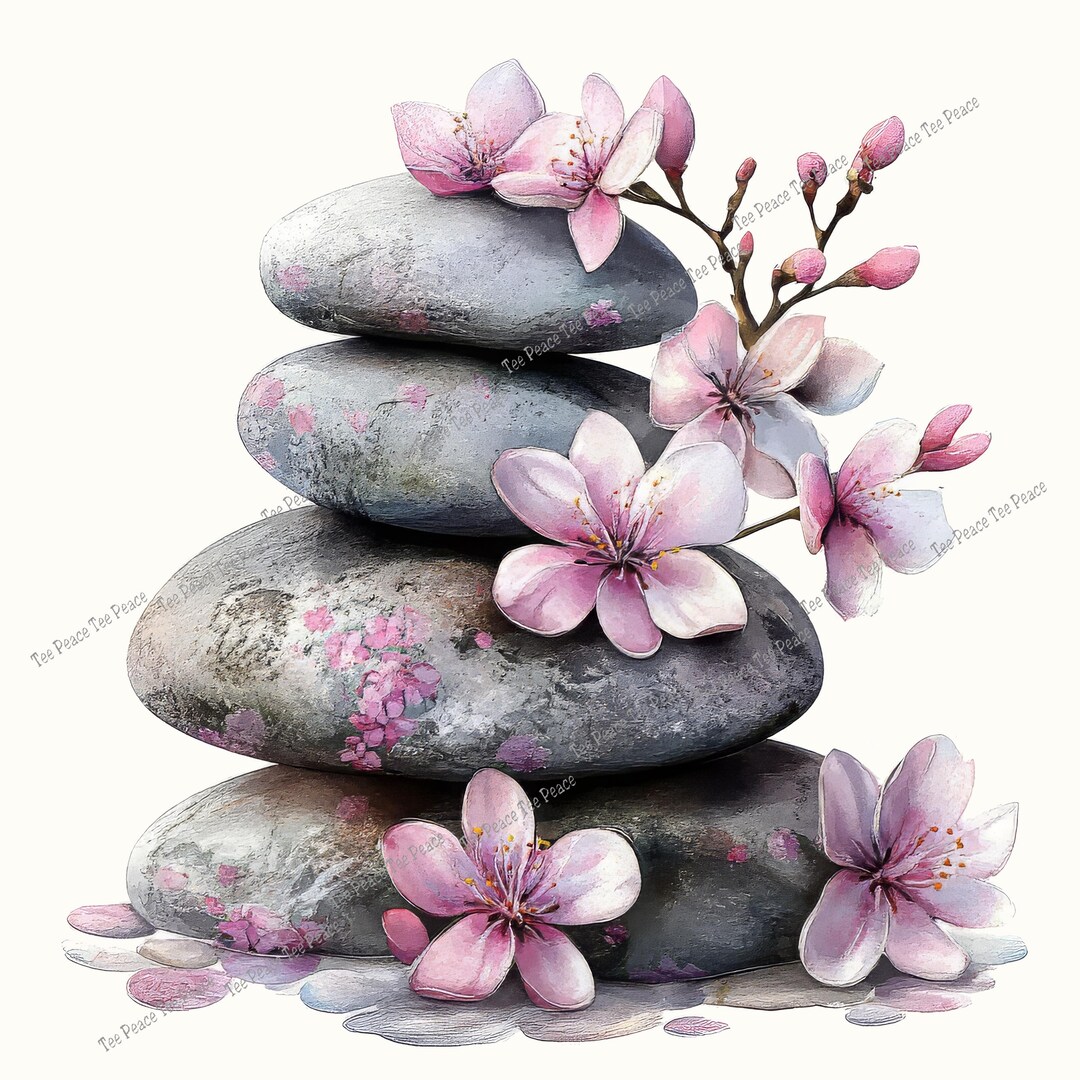 Stacked River Stones Fabric Panel, Quilt Sewing Square, Multiple Sizes ...