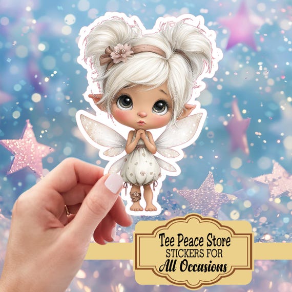 Princess Fairy Sticker, Little Girl Fairies, Flying Pixie, A8w - Etsy