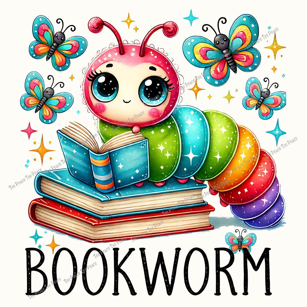 Bookworm Fabric Panel, Quilt Sewing Square, Multiple Sizes, Fc13e - Etsy