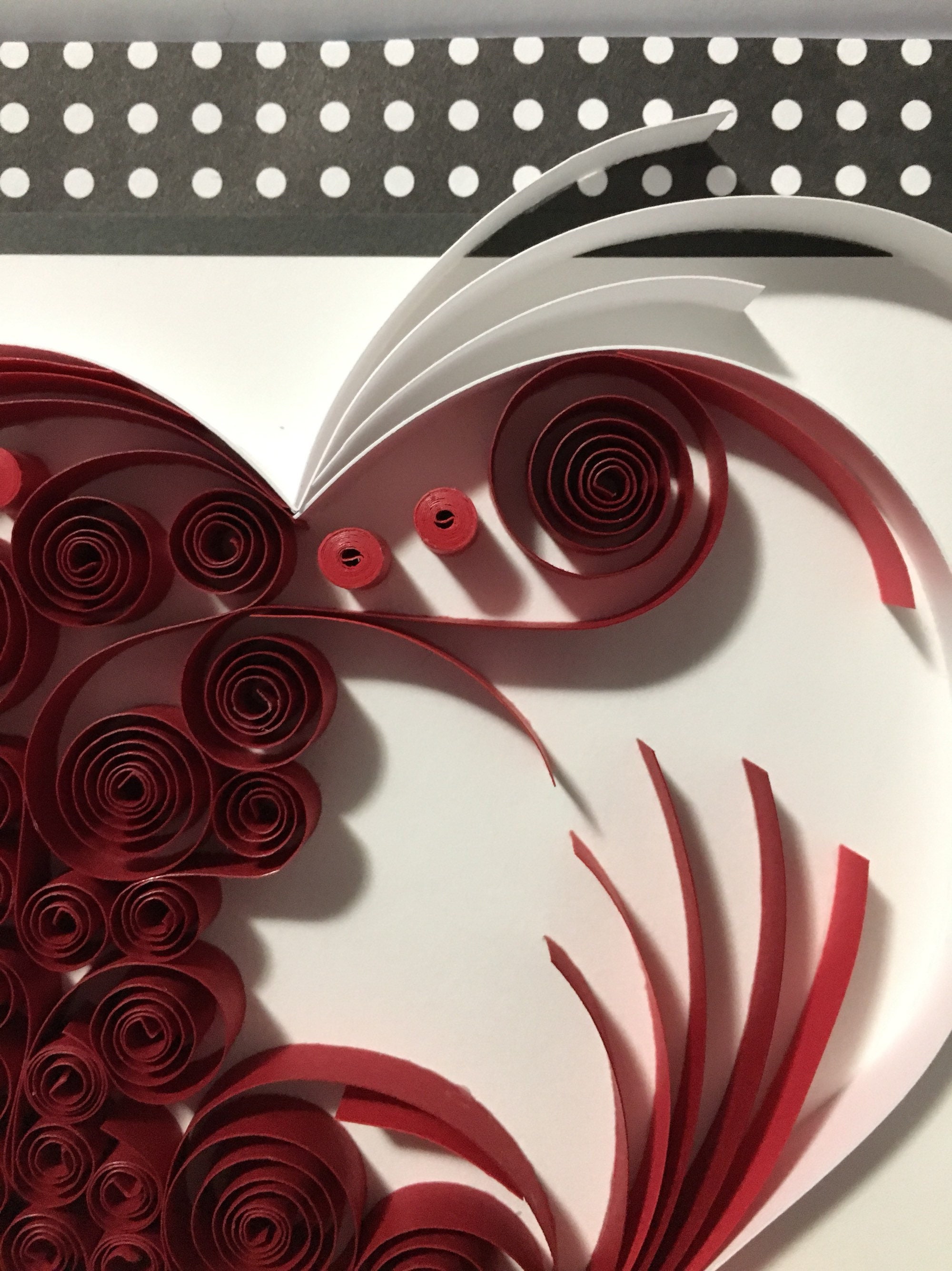 Quilling Herz Wandkunst Valentines Geschenk-Ideen  Etsy