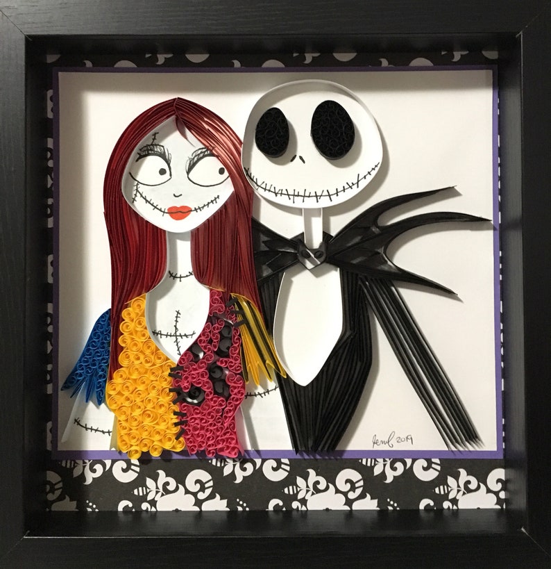 Jack Skellington Wall Art Nightmare Before Christmas Home Etsy