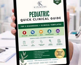 Nurse Practitioner + Physician Assistant Clinical Guide | Pediatric Primary Care | Diagnosis, Treatment & Medication Reference