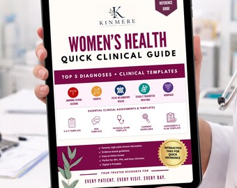 Nurse Practitioner + Physician Assistant Clinical Guide | Women's Health Care Gynecology | Diagnosis, Treatment & Medication Reference